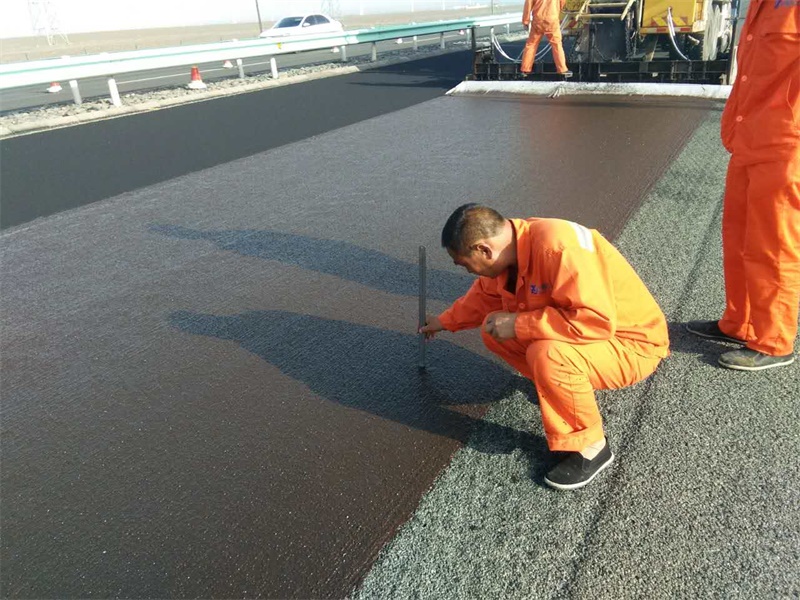 微表處施工現場